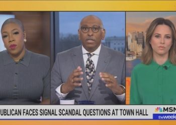 MSNBC Claims Town Hall Crowd Yelling For Hegseth's Head Are 'Republican Constituents'
