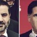 Syria's Foreign Minister Asaad Hassan al-Shaibani, Israeli Strategic Affairs Minister Ron Dermer
