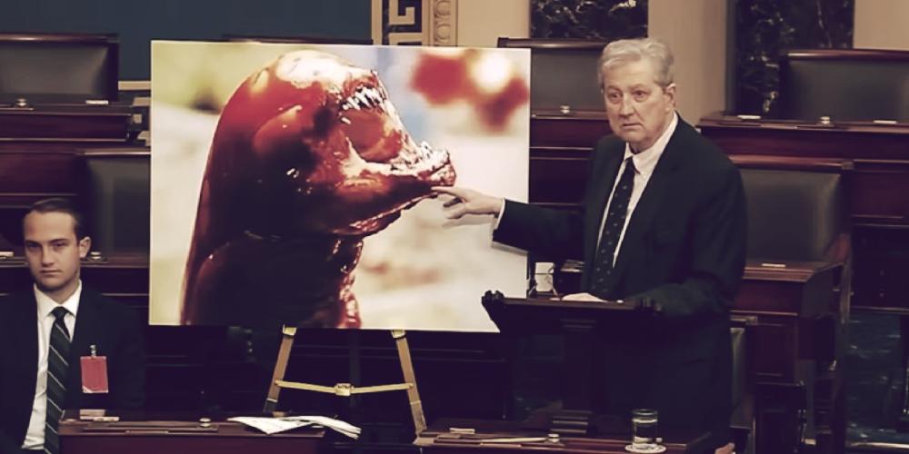 John Kennedy Sounds Alarm About Radioactive Shrimp That ‘Could Turn You Into the Alien’
