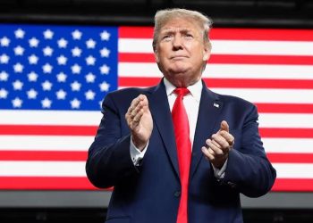 Donald Trump American Flag