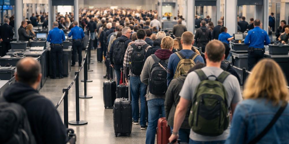 Gavin Newsom Condemns Use of ICE Agents at Airports Even as Long Lines Rankle Travelers