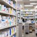 Pharmacy Aisle of Organized Medications